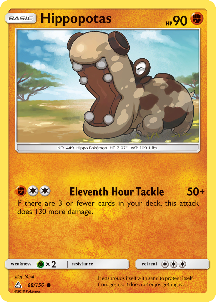 Hippopotas 068  SM  Ultra Prism - Common