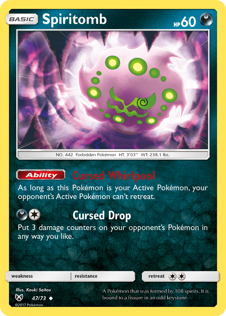 Spiritomb  Shining Legends - Uncommon
