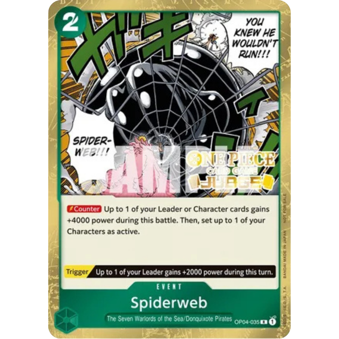 Spiderweb (Judge Pack Vol. 3) (OP04-035) - One Piece Promotion Cards Foil