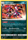 Hydreigon 033  - Holofoil Dragon Majesty - Holo Rare