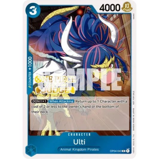 Ulti (Judge Pack Vol. 3) (OP04-043) - One Piece Promotion Cards Foil