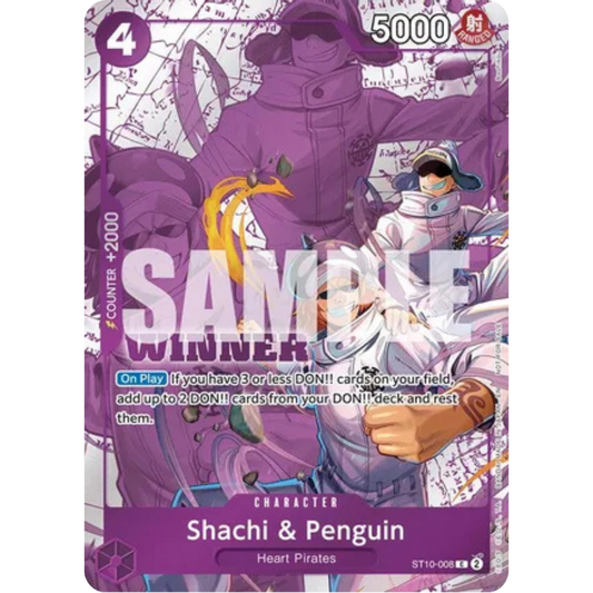 Shachi & Penguin (Winner Pack 2025 Vol. 4) (ST10-008) - One Piece Promotion Cards Foil