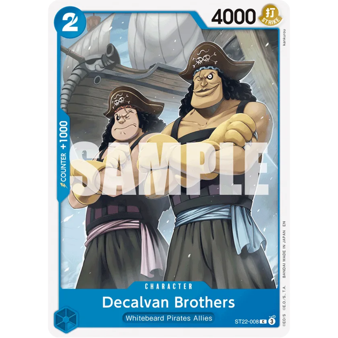 Decalvan Brothers (ST22-008) - Starter Deck 22: Ace & Newgate