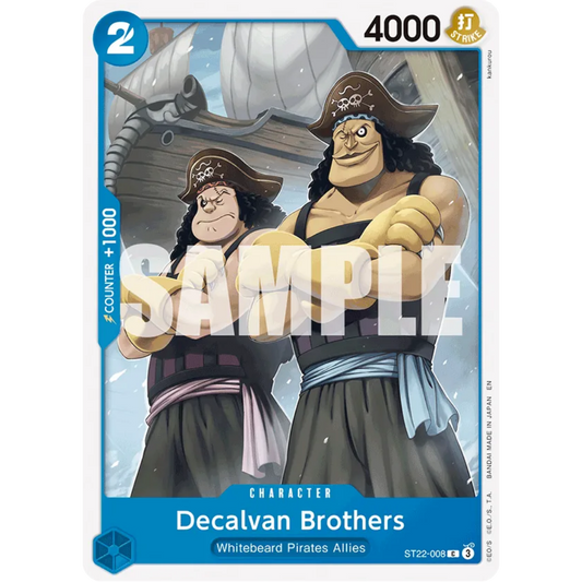 Decalvan Brothers (ST22-008) - Starter Deck 22: Ace & Newgate