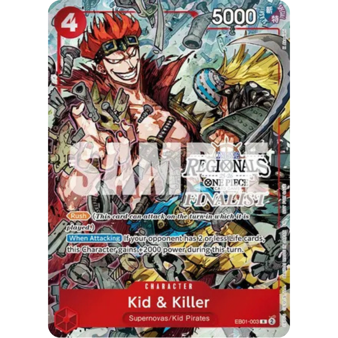 Kid & Killer (Offline Regional Finalist Card Set 2025 Vol.2) (EB01-003) - One Piece Promotion Cards Foil