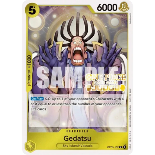 Gedatsu (Judge Pack Vol. 3) (OP05-102) - One Piece Promotion Cards Foil