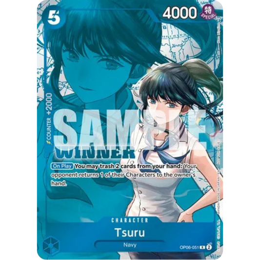 Tsuru (Winner Pack 2025 Vol. 4) (OP06-051) - One Piece Promotion Cards Foil