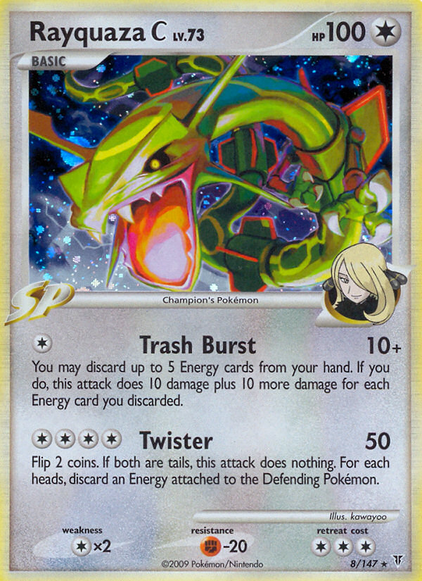 Rayquaza C  - Holofoil Supreme Victors - Holo Rare