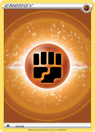 Fighting Energy (Texture Full Art) 157  - Holofoil SWSH Crown Zenith - Ultra Rare