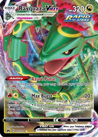 Rayquaza VMAX (102) 102  - Holofoil SWSH Crown Zenith - Ultra Rare