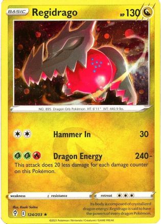 Regidrago 124/203  - Holofoil Miscellaneous Cards & Products - Holo Rare