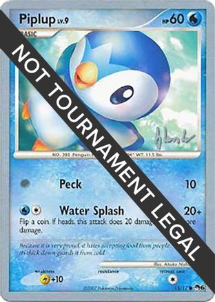 Piplup (15) 015  World Championship Decks - Common