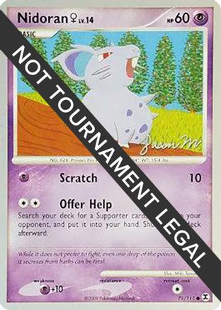 Nidoran F - 2009 (Jason Martinez) 071  World Championship Decks - Common