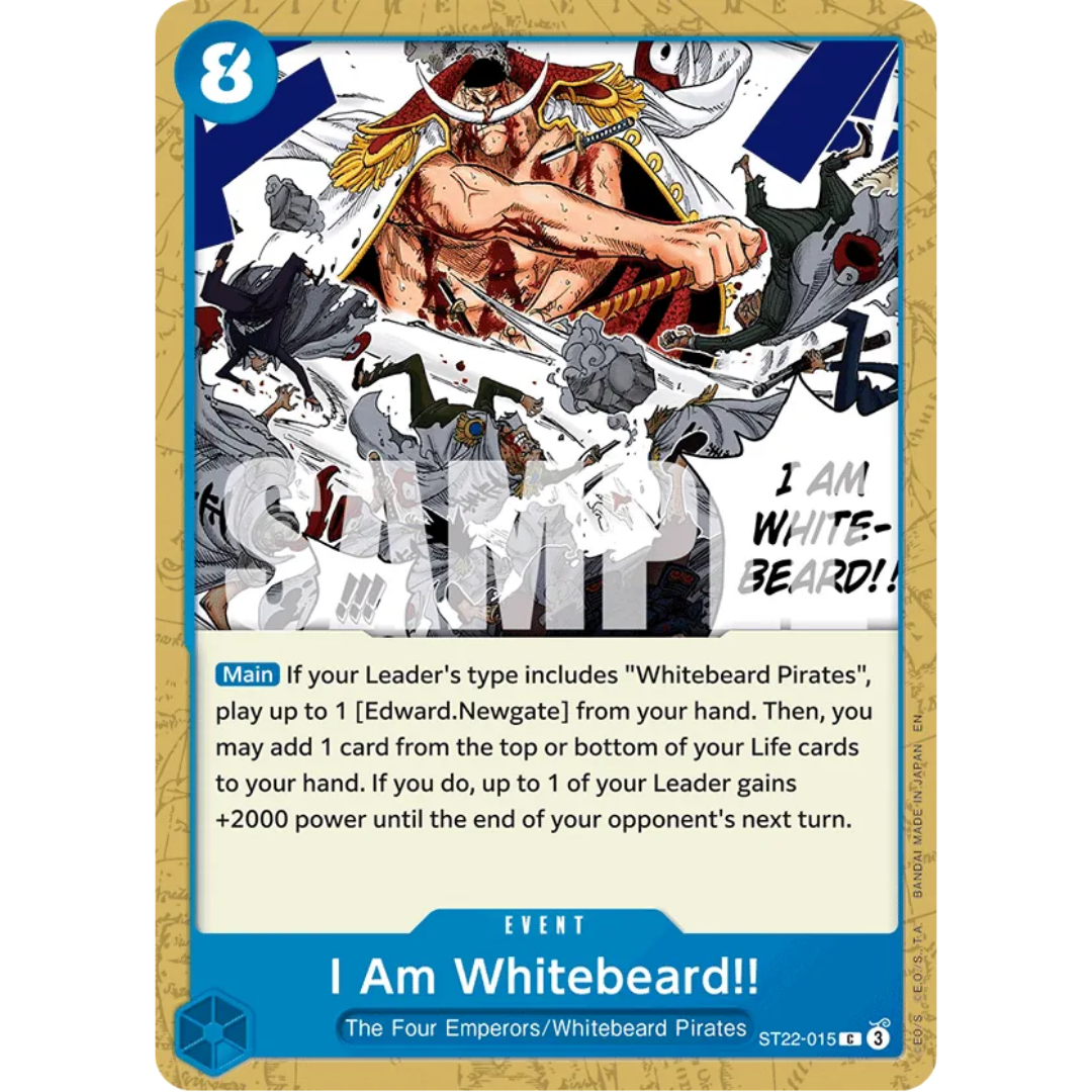 I Am Whitebeard!! (ST22-015) - Starter Deck 22: Ace & Newgate