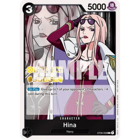 Hina (Judge Pack Vol. 3) (ST06-008) - One Piece Promotion Cards Foil