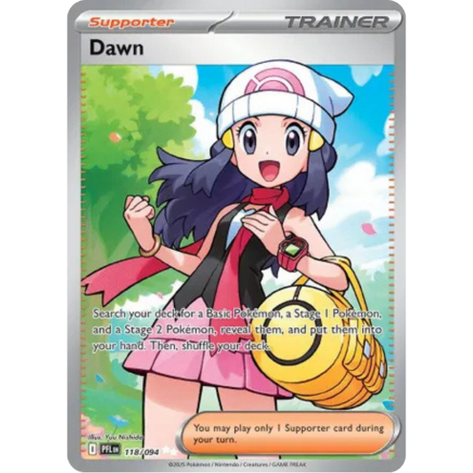 Dawn 118/094  - Holofoil ME02 Phantasmal Flames - Ultra Rare