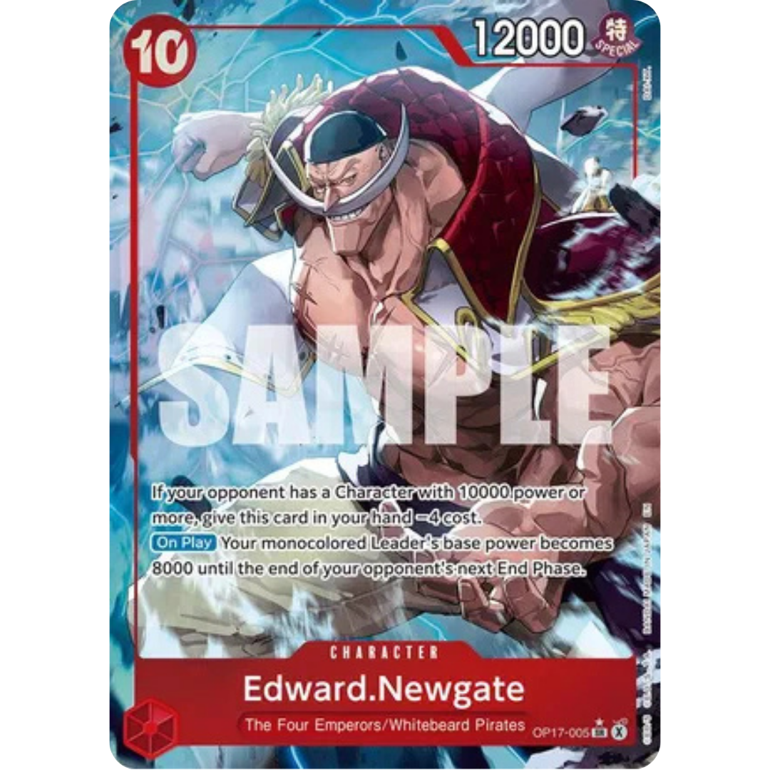 Edward.Newgate (005) (Alternate Art) (OP17-005) - The World's Strongest Warriors Foil