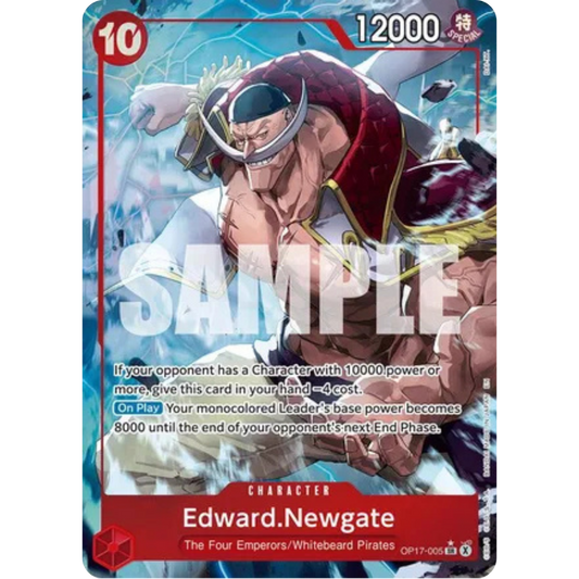 Edward.Newgate (005) (Alternate Art) (OP17-005) - The World's Strongest Warriors Foil