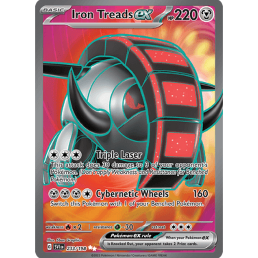 Iron Treads ex (233/198) [Scarlet & Violet: Base Set]