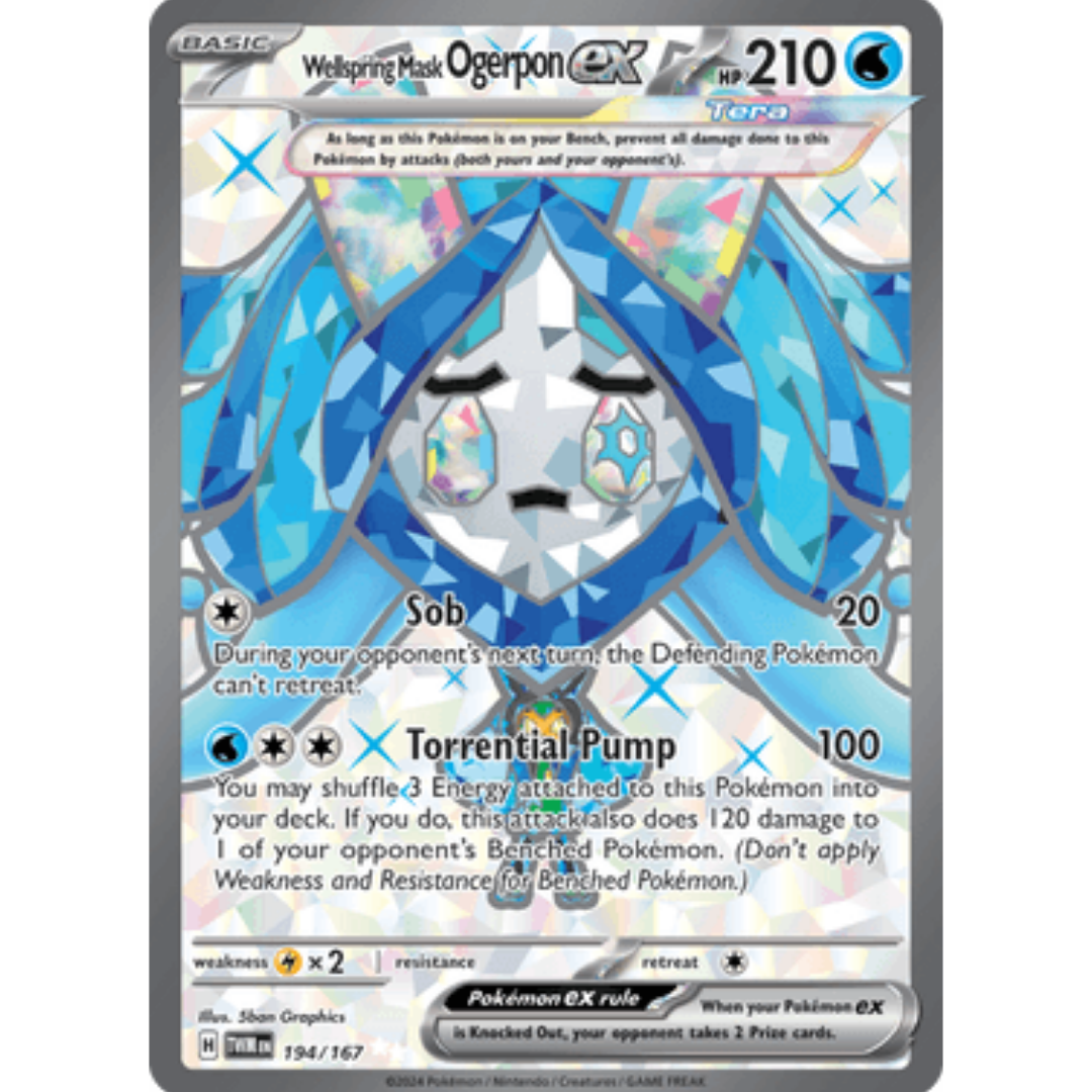 Wellspring Mask Ogerpon ex (194/167) [Scarlet & Violet: Twilight Masquerade]