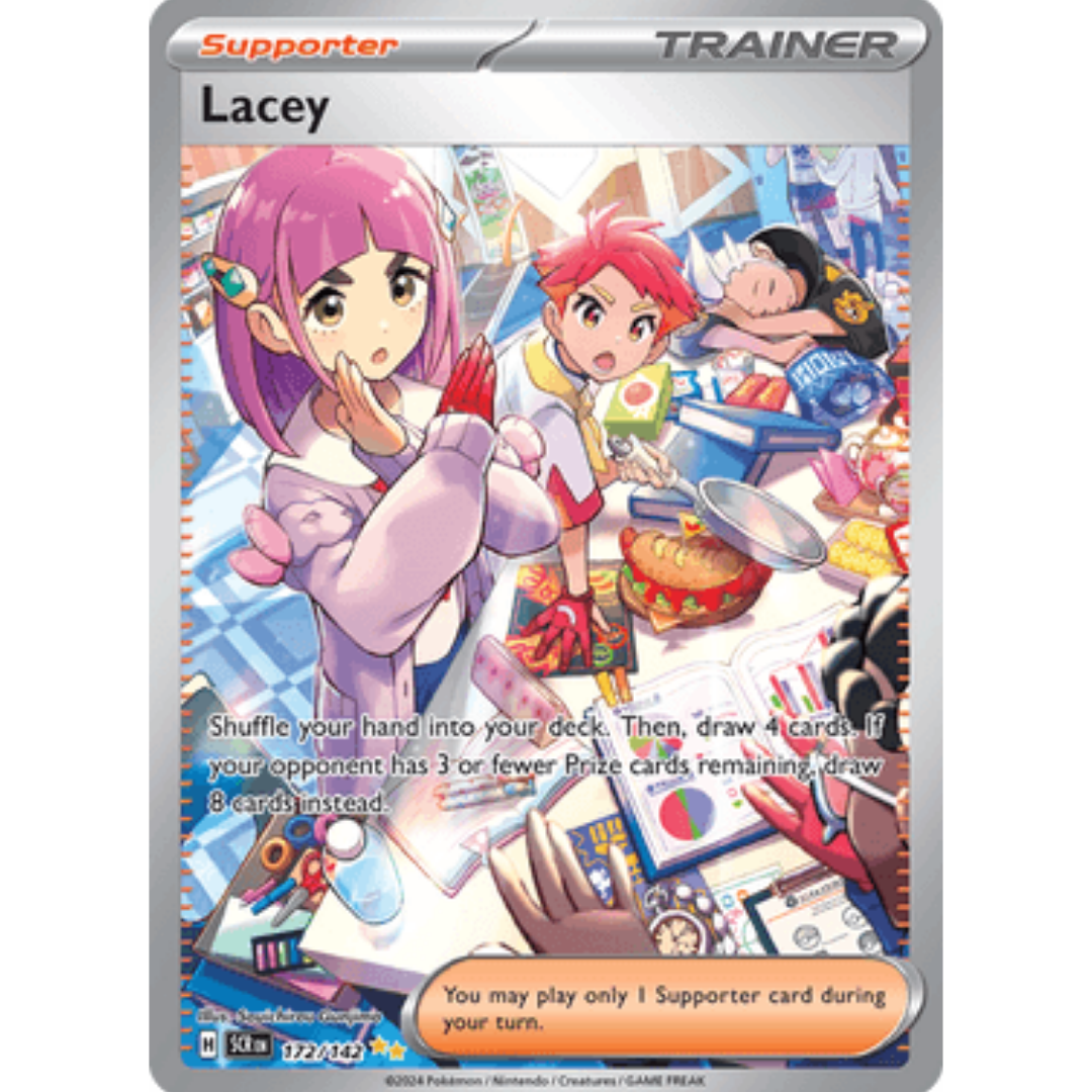 Lacey 172/142  - Holofoil SV07 Stellar Crown - Special Illustration Rare
