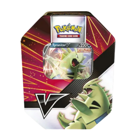 V Strikers Tin [Tyranitar V] (International Version)