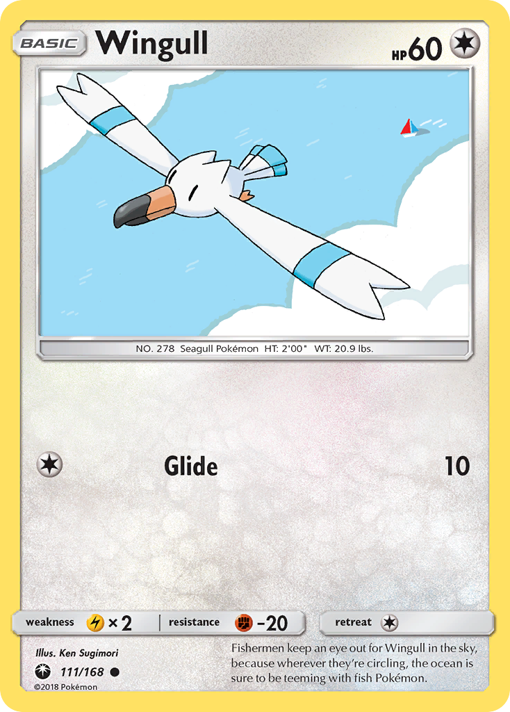 Wingull 111  SM  Celestial Storm - Common