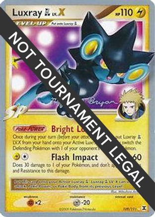 Luxray GL LV.X - 2010 (Mychael Bryan) 109  World Championship Decks - Classic Collection