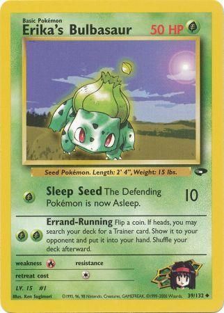 Erika's Bulbasaur 039  - Unlimited Gym Challenge - Uncommon