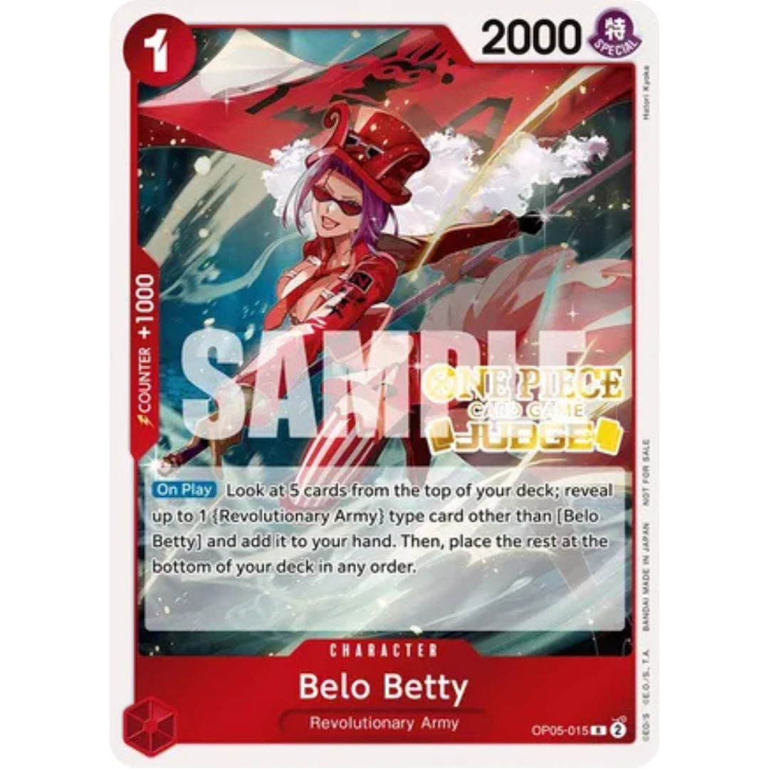 Belo Betty (Judge Pack Vol. 3) (OP05-015) - One Piece Promotion Cards Foil