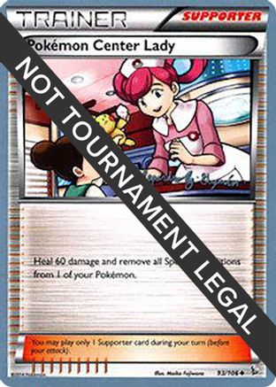 Pokemon Center Lady - 2015 (Alejandro Ng-Guzman) 093  World Championship Decks - Uncommon