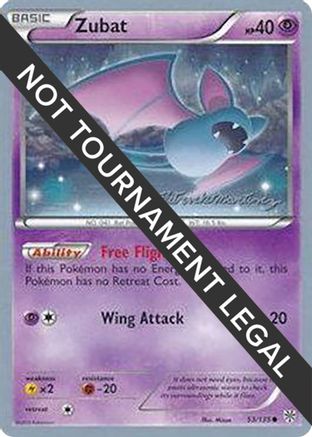Zubat - 2015 (Patrick Martinez) 053  World Championship Decks - Common