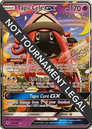 Tapu Lele GX - 2017 (Zachary Bokhari) 060  World Championship Decks - Ultra Rare