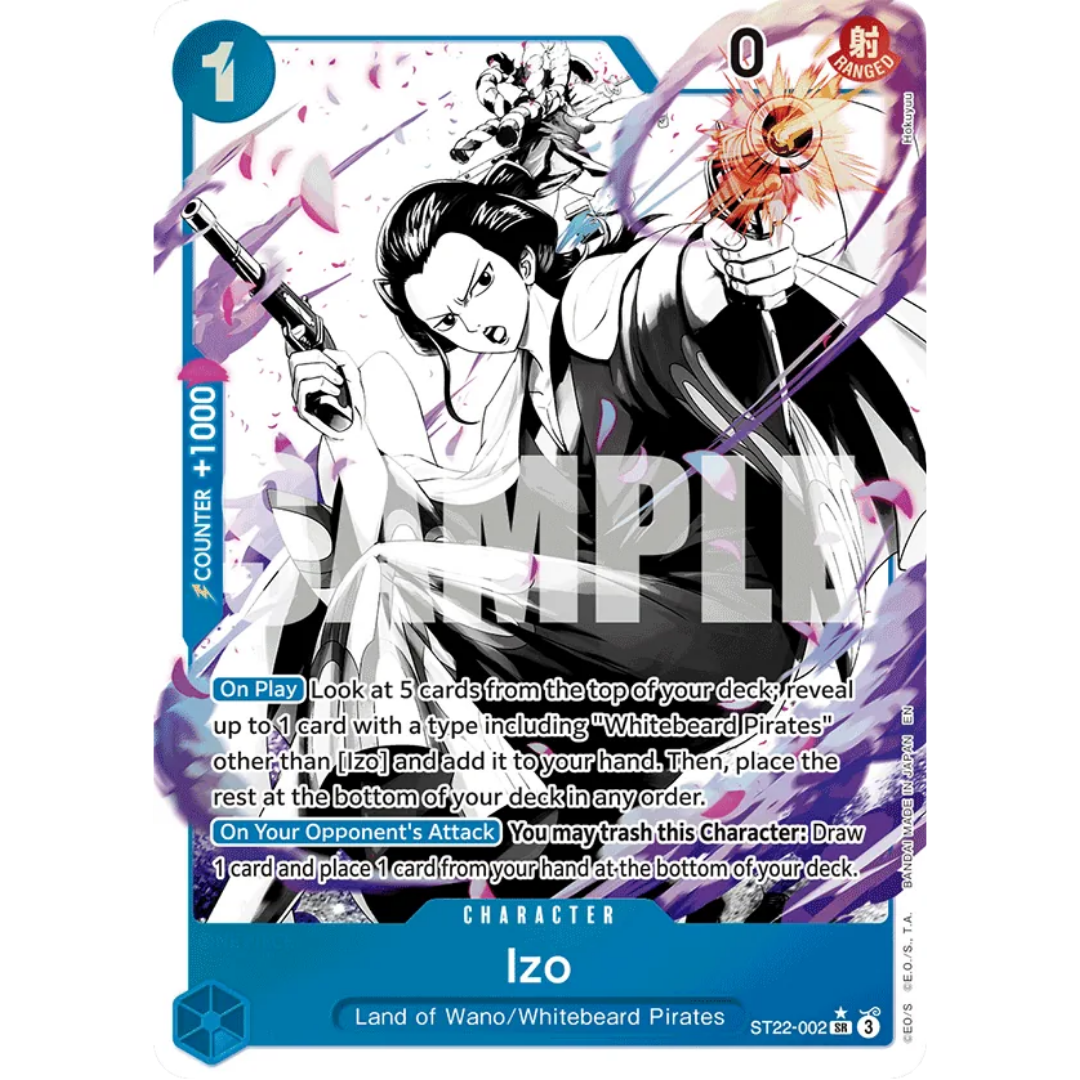 Izo (Parallel) (ST22-002) - Starter Deck 22: Ace & Newgate Foil