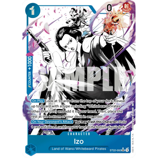 Izo (Parallel) (ST22-002) - Starter Deck 22: Ace & Newgate Foil