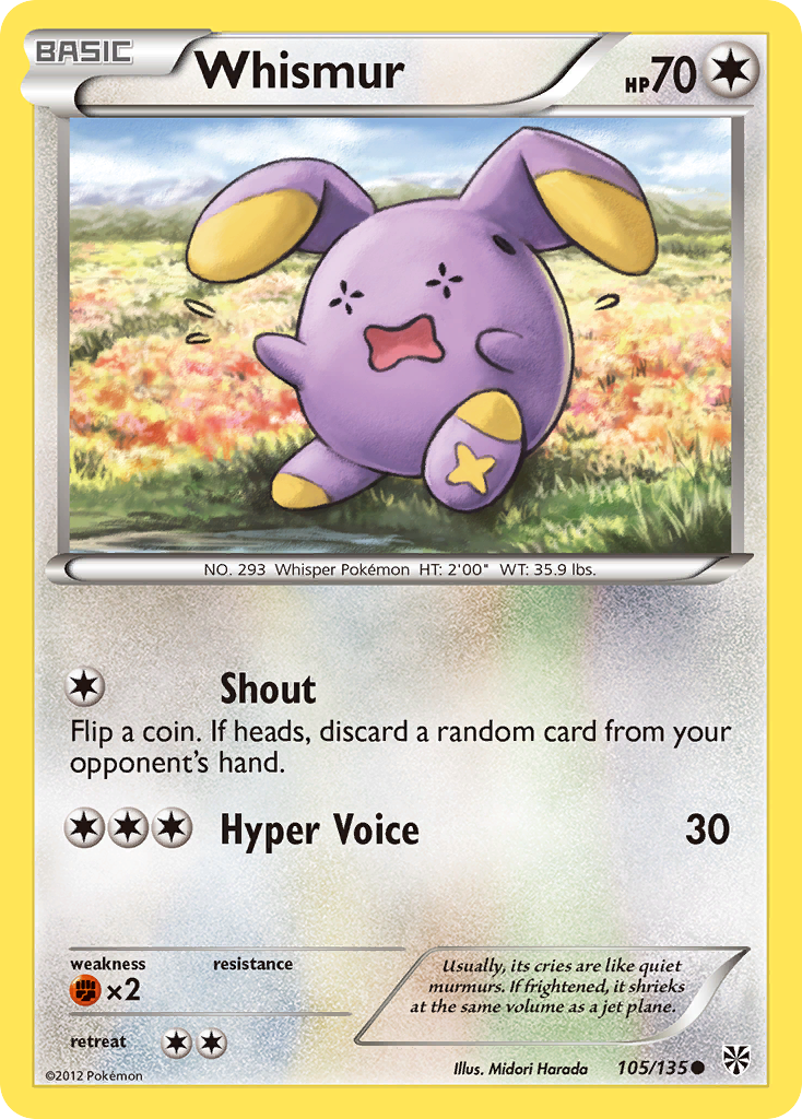Whismur  Plasma Storm - Common