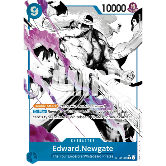 Edward.Newgate (Parallel) (ST22-003) - Starter Deck 22: Ace & Newgate Foil