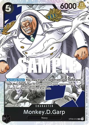 Monkey.D.Garp (ST06-012) - Starter Deck 6: Absolute Justice Foil