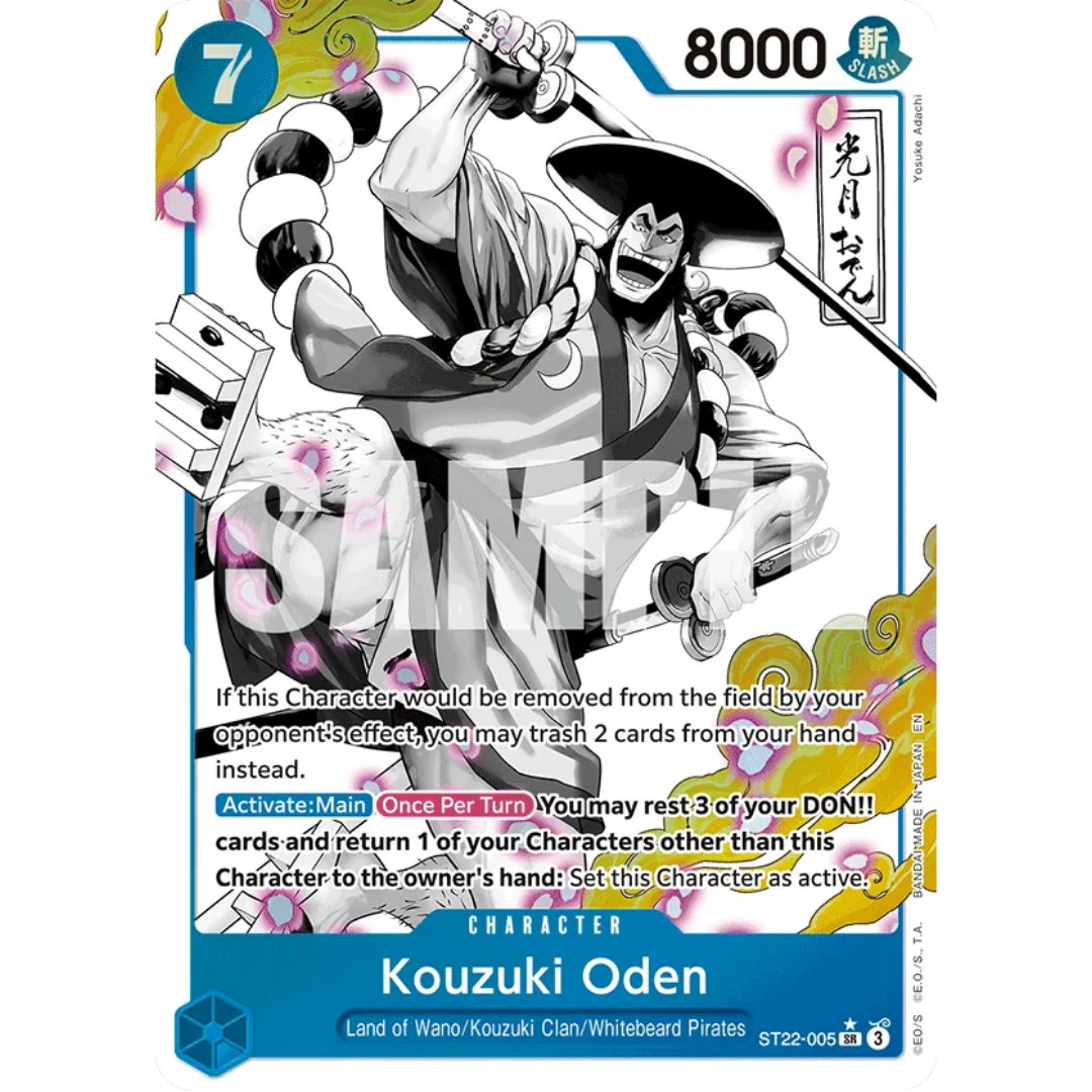 Kouzuki Oden (Parallel) (ST22-005) - Starter Deck 22: Ace & Newgate Foil