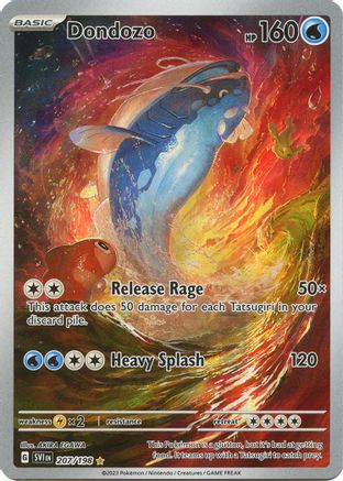 Dondozo 207/198  - Holofoil SV01 Scarlet & Violet Base Set - Illustration Rare