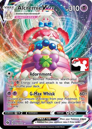 Alcremie VMAX  - Holofoil Prize Pack Series Cards - Ultra Rare
