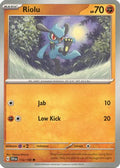 Riolu 112/198  - Reverse Holofoil SV01 Scarlet & Violet Base Set - Common