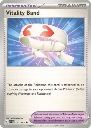 Vitality Band 197  - Reverse Holofoil SV01 Scarlet & Violet Base Set - Uncommon