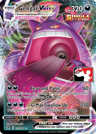 Gengar VMAX  - Holofoil Prize Pack Series Cards - Ultra Rare