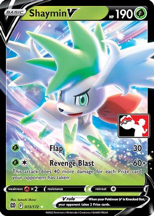 Shaymin V  - Holofoil Prize Pack Series Cards - Ultra Rare