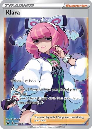 Klara (Full Art) SWSH302  - Holofoil SWSH Sword & Shield Promo Cards - Ultra Rare
