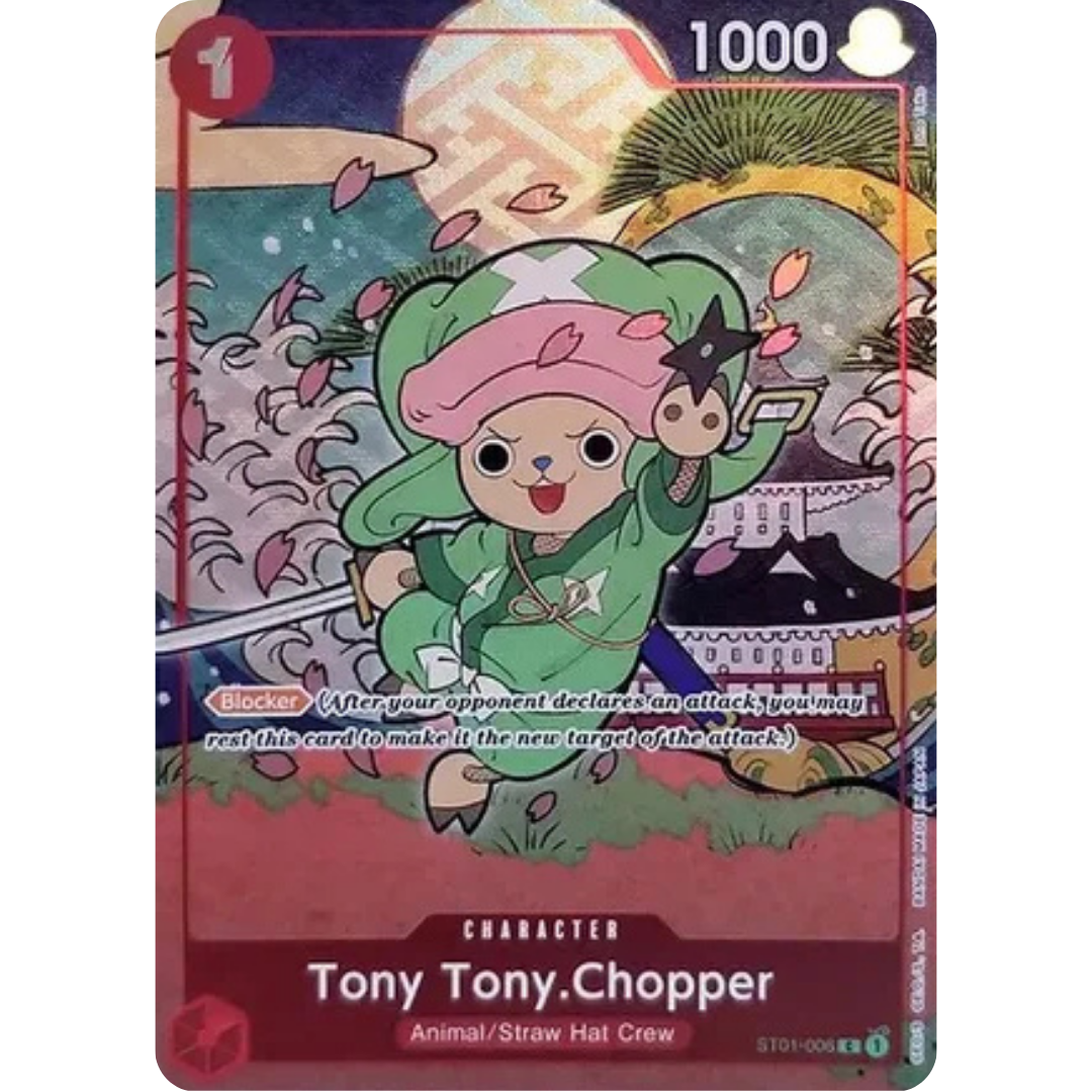 Tony Tony.Chopper (English Version 1st Anniversary Set) (ST01-006) - One Piece Promotion Cards Foil