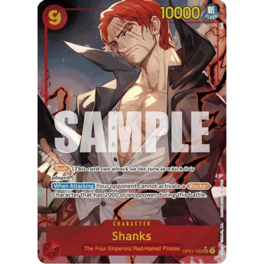 Shanks (OP01-120) (Alternate Art) (OP01-120) - Premium Booster -The Best- Foil