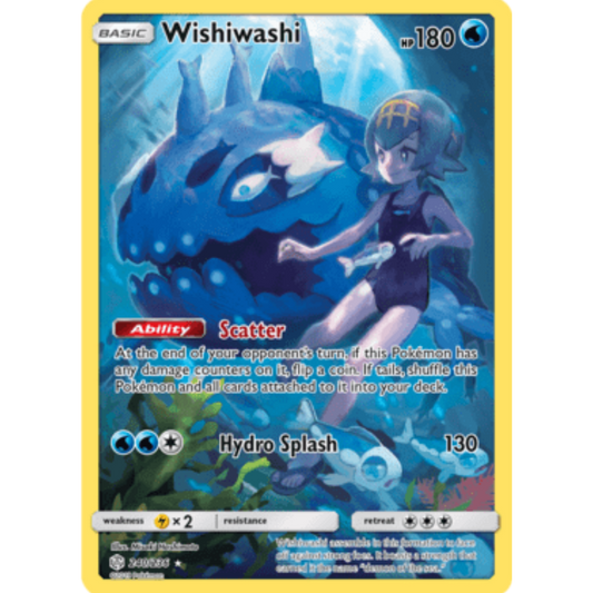 Wishiwashi (Secret) 240/236  - Holofoil SM  Cosmic Eclipse - Secret Rare