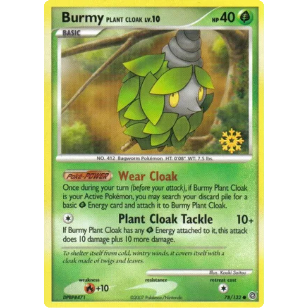 Burmy (Plant Cloak) - 78/132/132  Countdown Calendar Promos - Promo